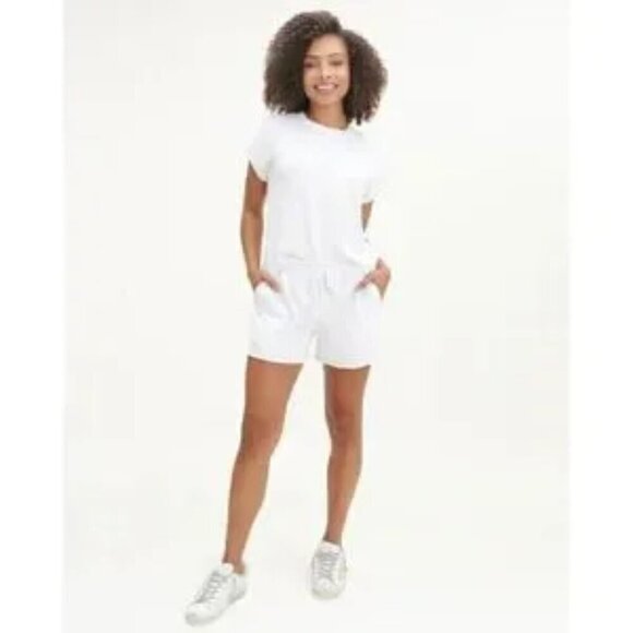 Splendid Pants - NWT Splendid Terry Drawstring Waist Eco Shorts White Womens S (4-6) Beach Summer